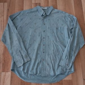 Neiman Marcus Vintage Single Stitched Long Sleeve Button Up Shirt